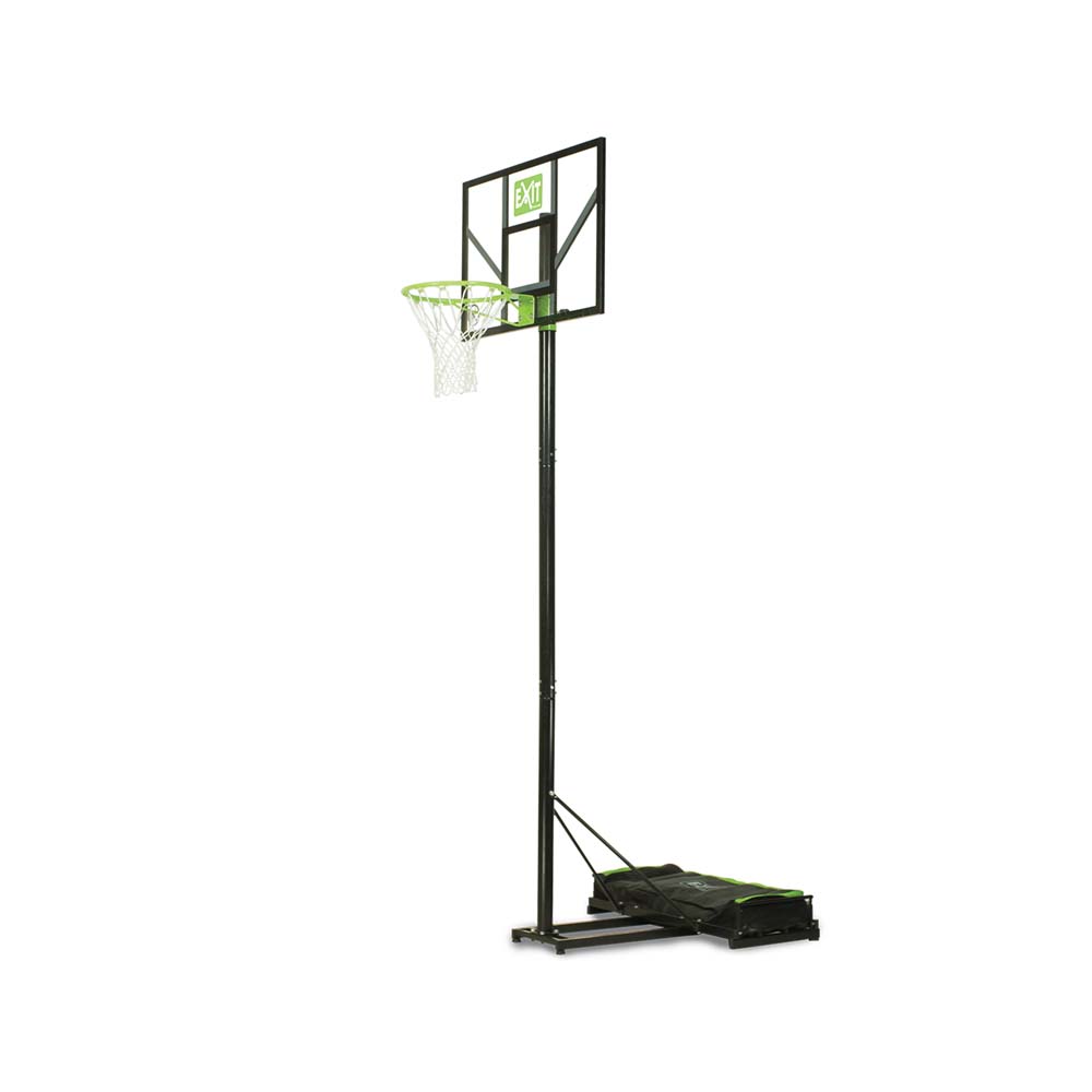 EXIT Comet verplaatsbaar basketbalbord – groen/zwart