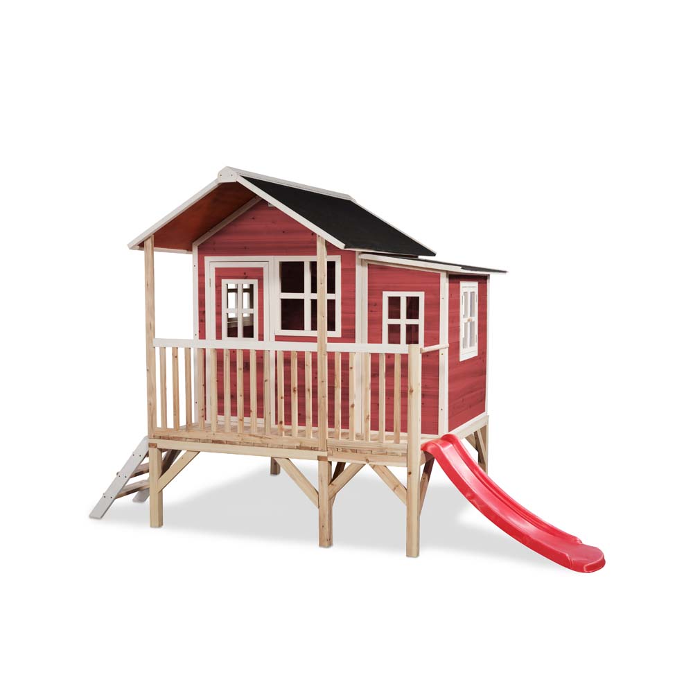 EXIT Loft 350 houten speelhuis – rood
