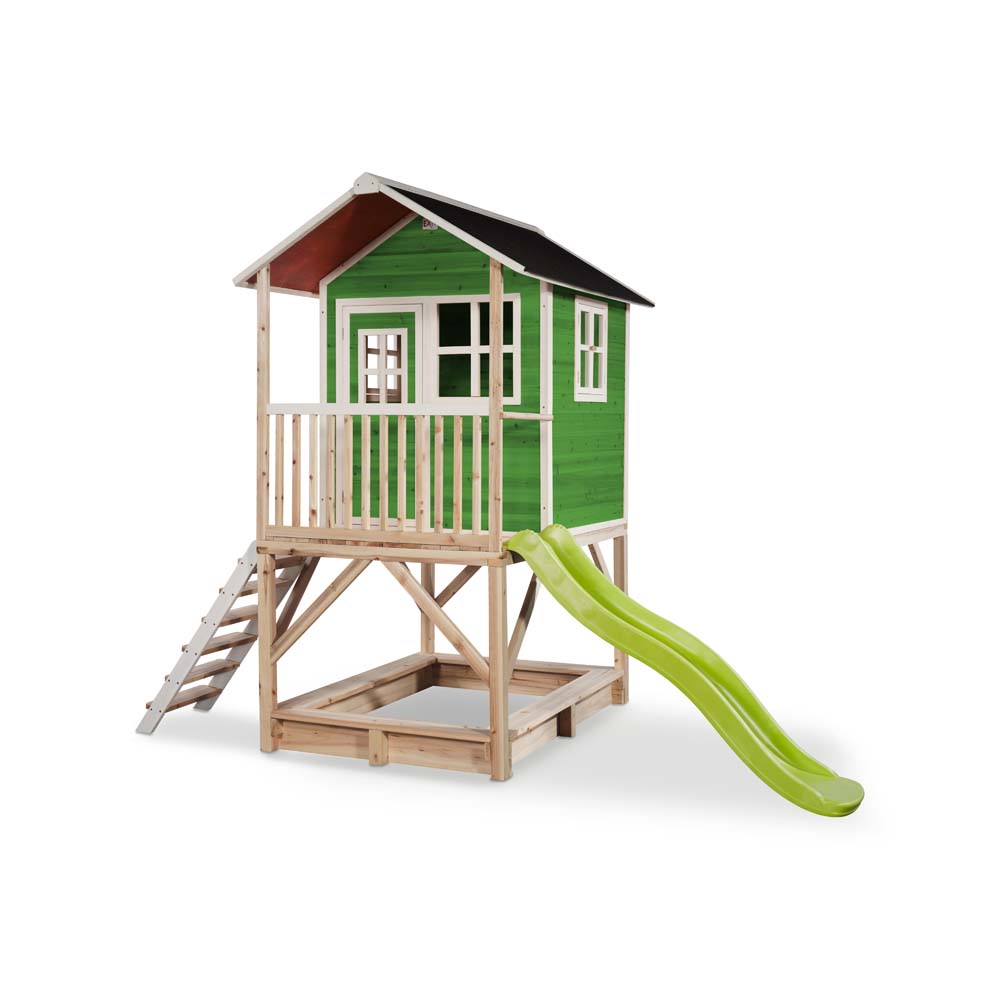 EXIT Loft 500 houten speelhuis – groen