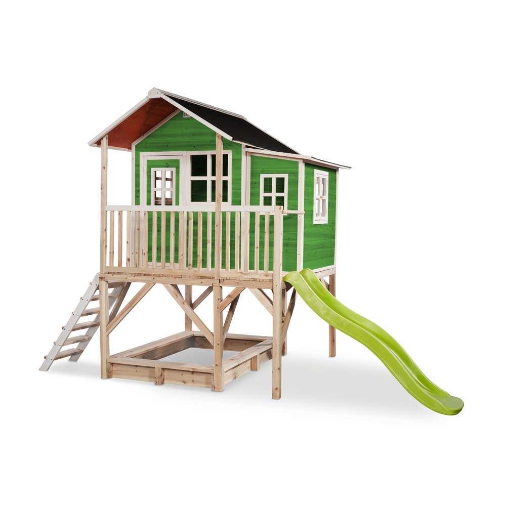 EXIT Loft 550 houten speelhuis – groen