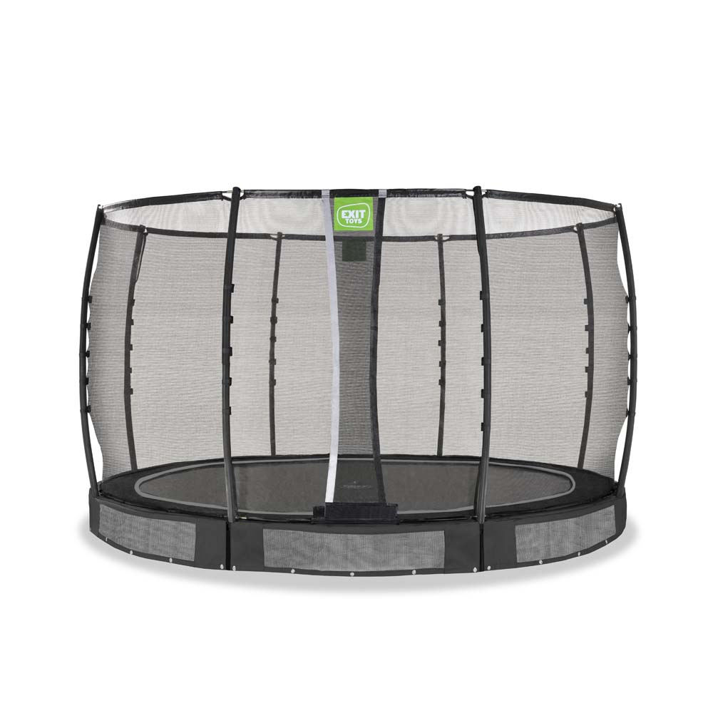 EXIT Allure Premium inground trampoline ø366cm – zwart