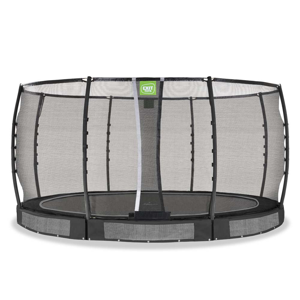 EXIT Allure Premium inground trampoline ø427cm – zwart