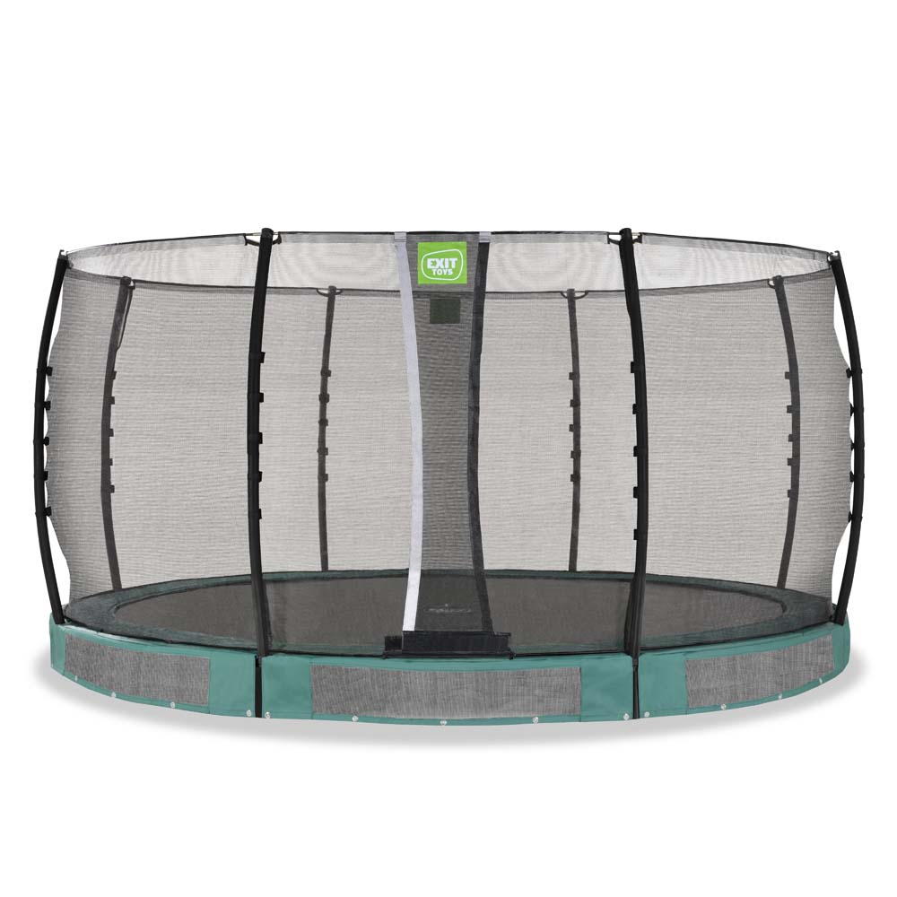 EXIT Allure Classic inground trampoline ø427cm – groen