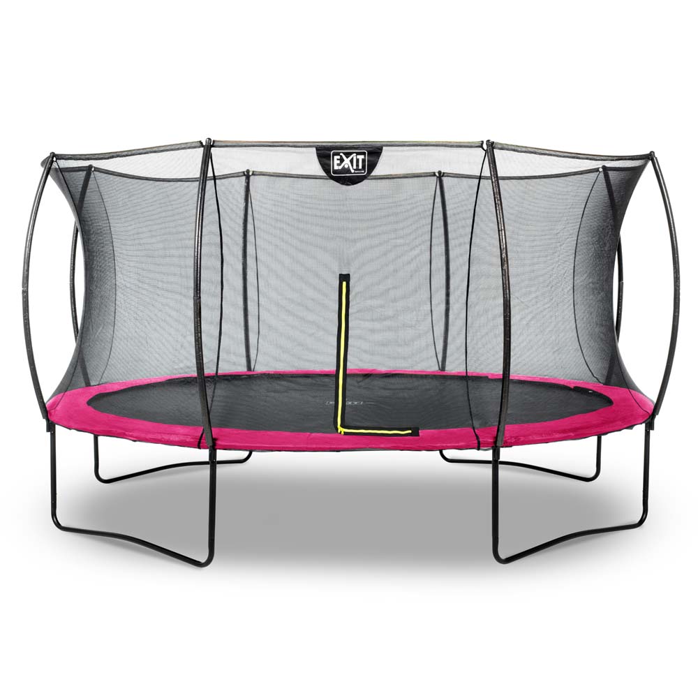 EXIT Silhouette trampoline ø427cm – roze