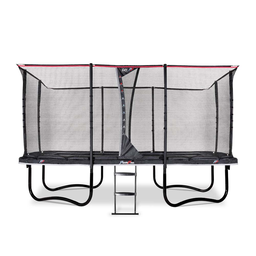 EXIT PeakPro trampoline 244x427cm – zwart
