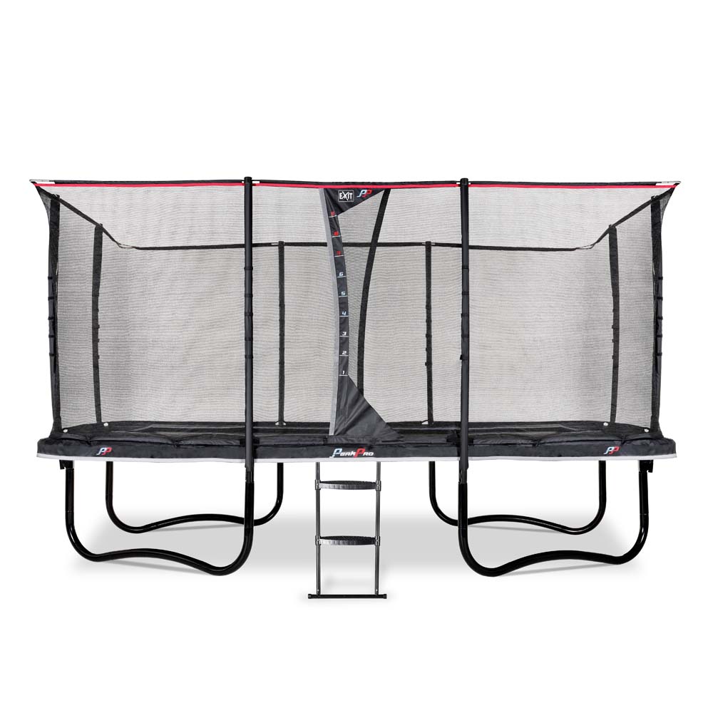EXIT PeakPro trampoline 275x458cm – zwart