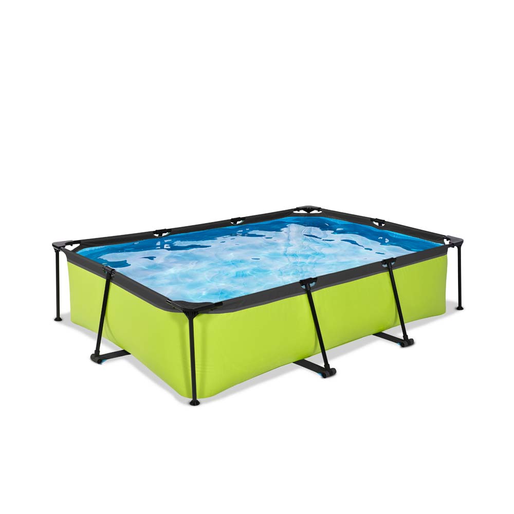 EXIT Lime zwembad 300x200x65cm met filterpomp – groen