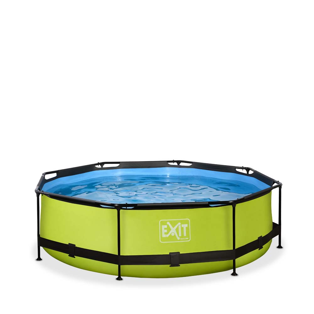EXIT Lime zwembad ø300x76cm met filterpomp – groen