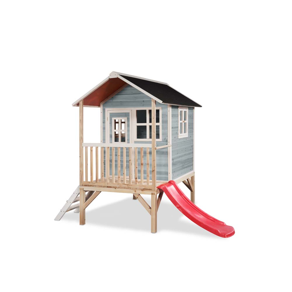 EXIT Loft 300 houten speelhuis – blauw
