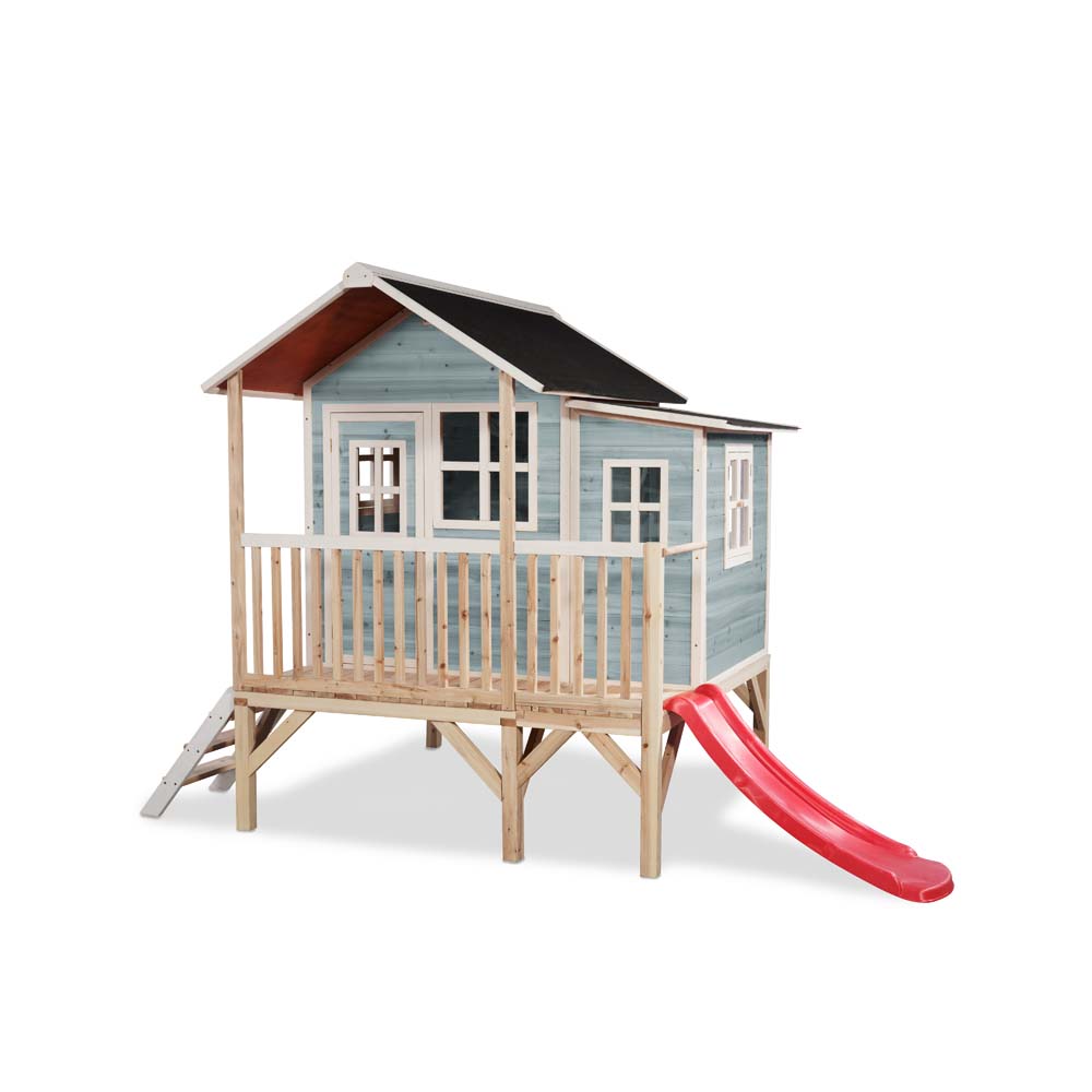 EXIT Loft 350 houten speelhuis – blauw