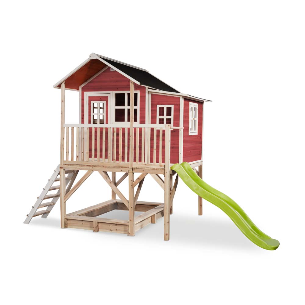 EXIT Loft 550 houten speelhuis – rood