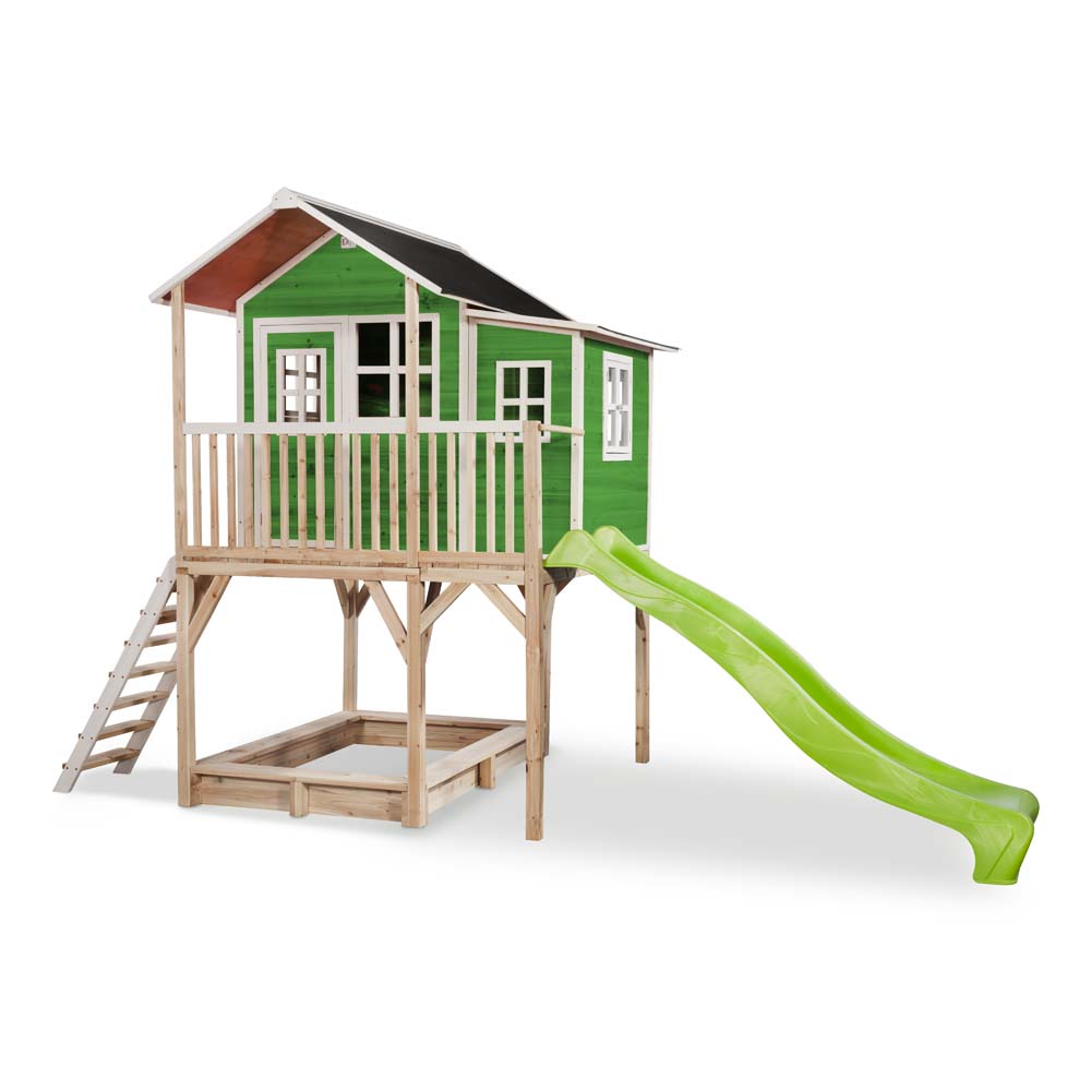 EXIT Loft 750 houten speelhuis – groen